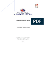 Clasificacion de Software PDF