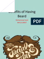 Benefits of Having Beard: Muhammad Uzair BM12110057
