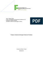 Pesquisa - Projetos e Gestão de Drenagem Urbana de Fortaleza