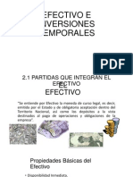 Efectivo e Inversiones Temporales Expooo