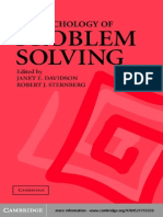 Davidson Sternberg - the Psychology of Problem Solving 