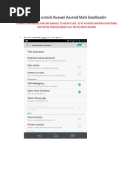 Guide To Unlock Huawei Ascend Mate Bootloader