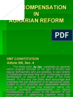 Just Compensation in Agrarian Reform