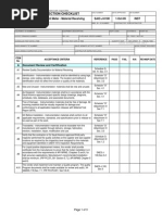 Saudi Aramco Inspection Checklist: Flow - Positive Displacement Meter - Material Receiving SAIC-J-6108 1-Oct-05 Inst