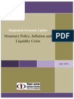 Monetary Policy, Inflation and Liquidity Crisis: Bangladesh Economic Update