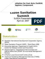 Sustainable Sanitation For East Asia (SuSEA) Philippines Component