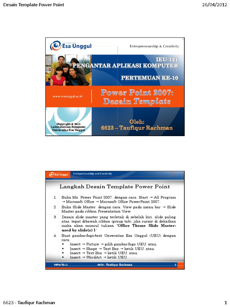 10 PowerPoint Template | PDF