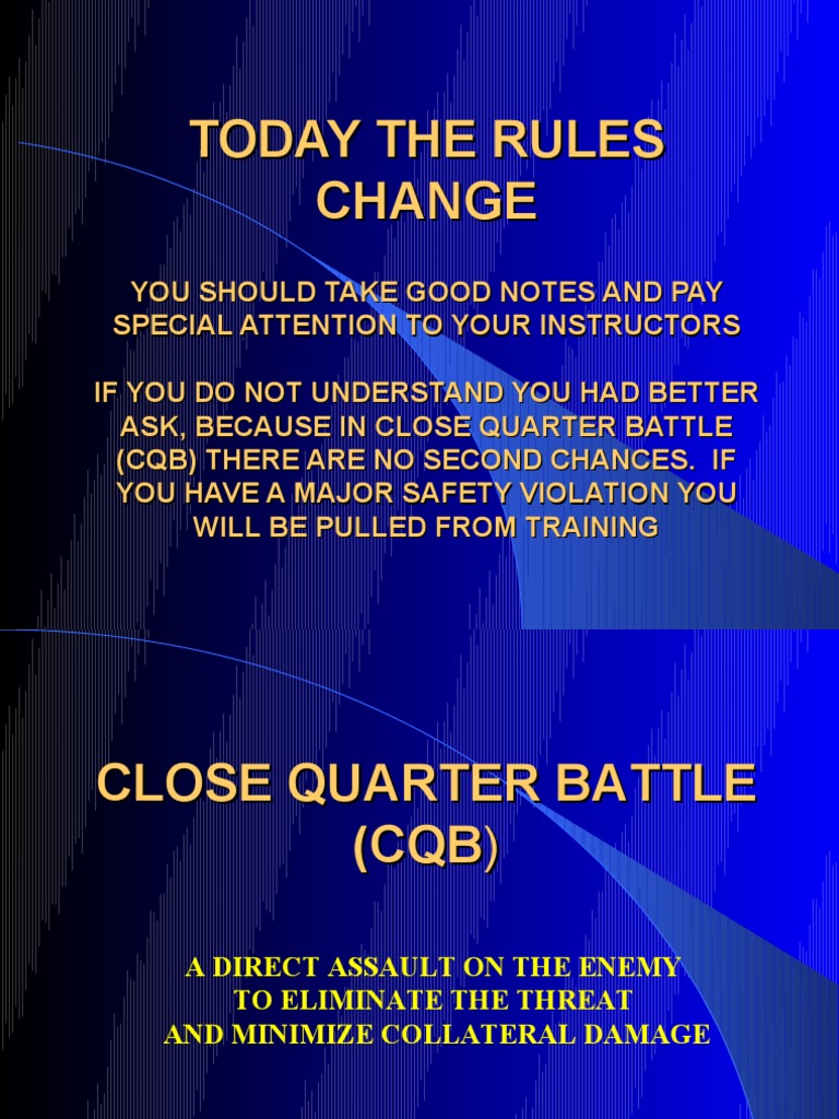 Today The Rules Change | PDF