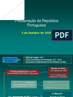 Proclamação Da Republica Portuguesa(9!03!2009)