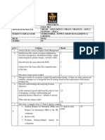 QP Assignment - OM0012 - MBA 3 - Fall 2013