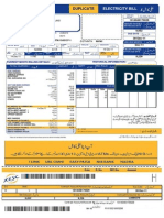 Duplicate: Electricity Bill