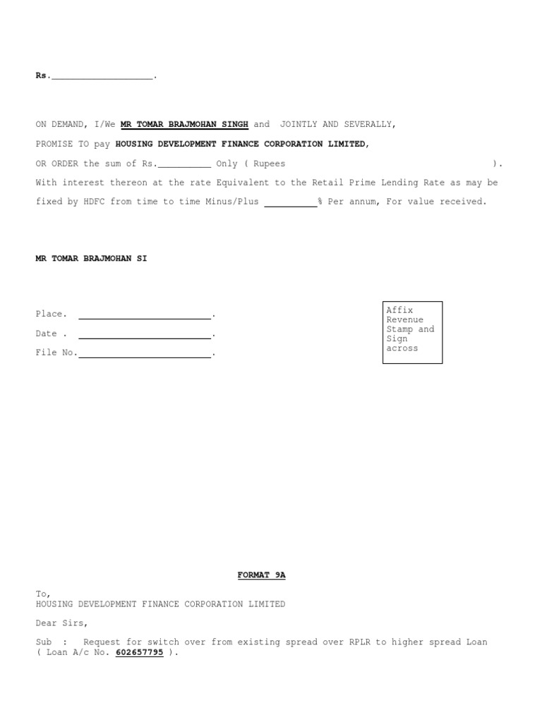 Hdfc Conversion Option 2269360265779562955 Pdf Rupee Loans