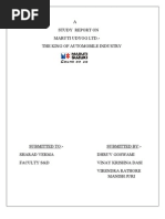 Download Study Report On Maruthi Suzuki by vinaykrissh SN22695450 doc pdf