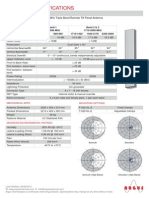 Triple Band Remote Tilt Panel Antenna Specifications