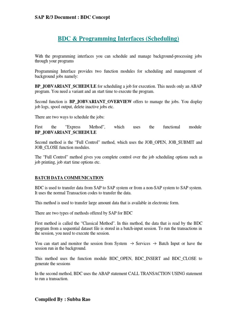BDC Concept | PDF | Business