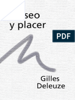 Deseo y Placer. Gilles Deleuze