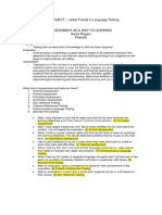 Assessment as a Way to Learning.(Session3)