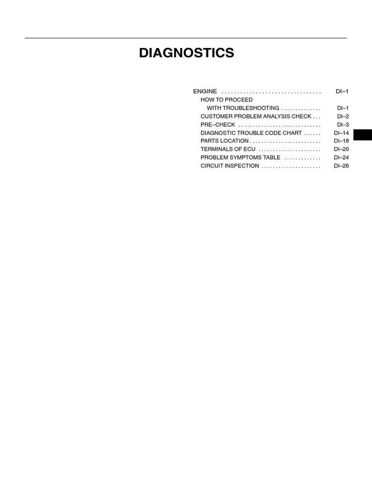 Engine Diagnostics and Troubleshooting Guide | PDF | Fuel Injection ...