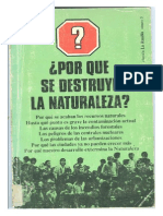 Por Que Se Destruye La Naturaleza PDF