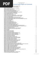 100's Design Simple Single Line Commands PDF