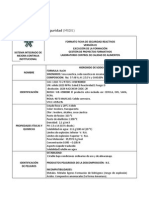 Fichas de Seguridad Solucones