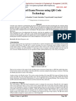 Automated Exam Process Using QR Code Technology