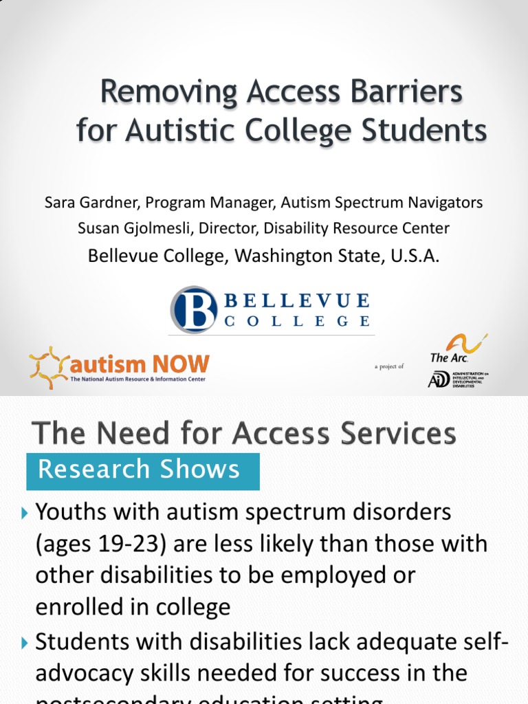 Autistic Self Advocacy Network inar with Autism NOW May 29 2014