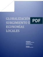 Globalización y Surgimiento de Economías Locales
