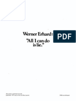 Werner Erhard on The est Training and Transformation