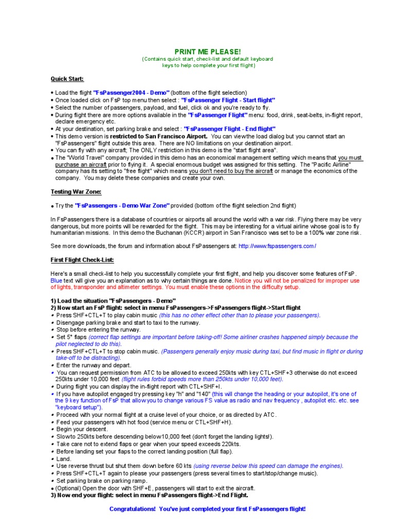 FsPassengers Print PDF | PDF | Computer Keyboard | Airport