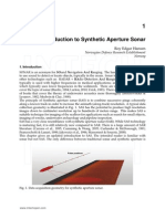 Introduction To Synthetic Aperture Sonar: Roy Edgar Hansen