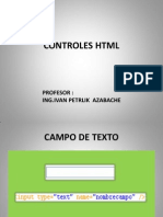 Controles HTML