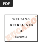 Welding Guidelines CuNi