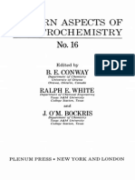 MODERN ASPECTS OF ELECTROCHEMISTRY No. 16 - B. E. CONWAY PDF