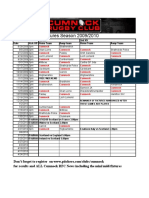 Senior Rugby Fixtures Season 2009/2010