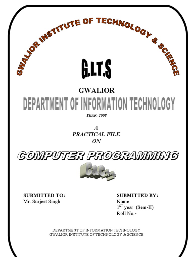 Practical File for IT Students | PDF