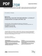 Transnationality Index Mesurament Journal