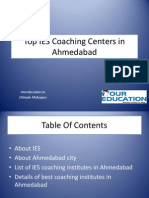 Top IES Coaching Centers in Ahmedabad