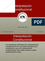 5.1 La Interpretacion Constitucional