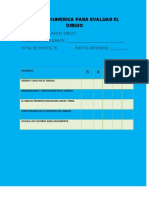 Escala Numerica para Evaluar El Dibujo