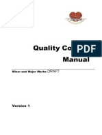 Quality Control Manual Papua New Guinea