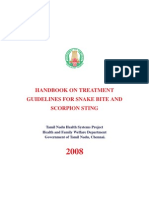 Download HANDBOOK ON TREATMENT GUIDELINES FOR SNAKE BITE AND SCORPION STING 2008 - TNHSP PUBLICATION by DrSagindar SN22703884 doc pdf