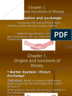 Origins and Functions of Money