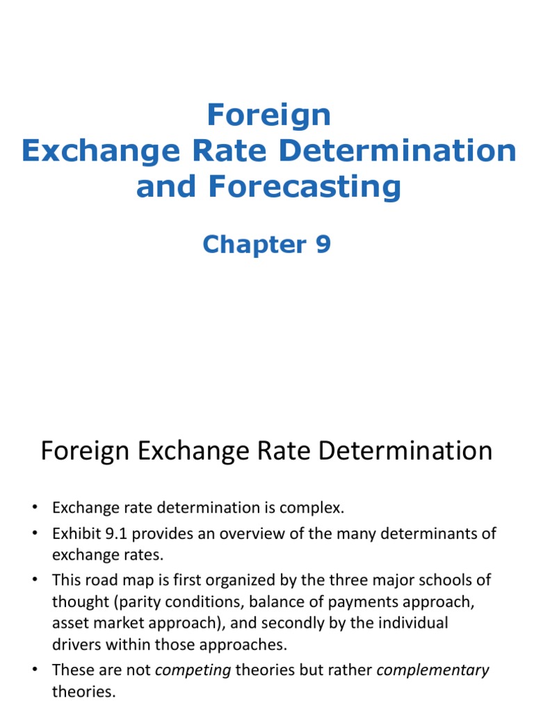 5 1foreign Exchange Rate Determination And Forecasting 1997 Asian - 