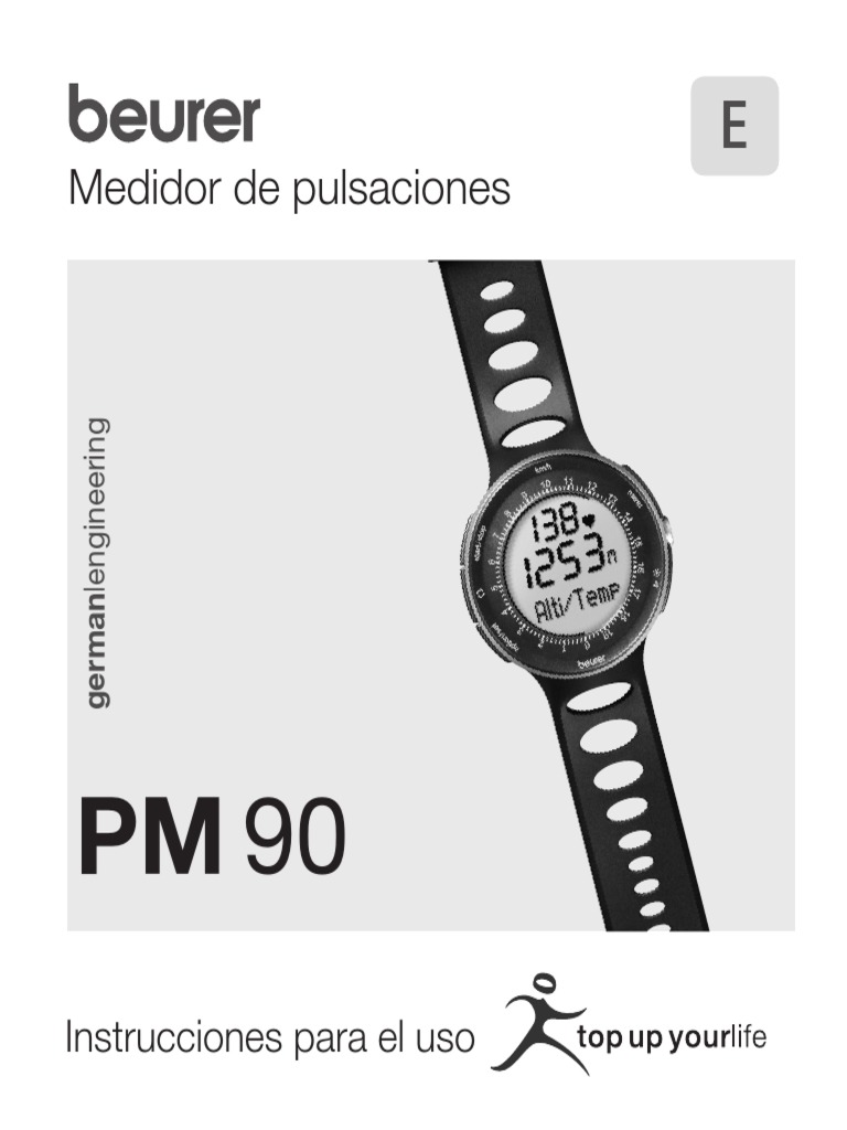 Beurer PM90 | PDF | Presión atmosférica | Balanza
