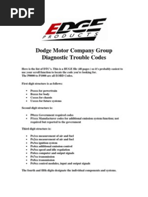 Dodge Ram Fault Codes Computing And Information Technology Science