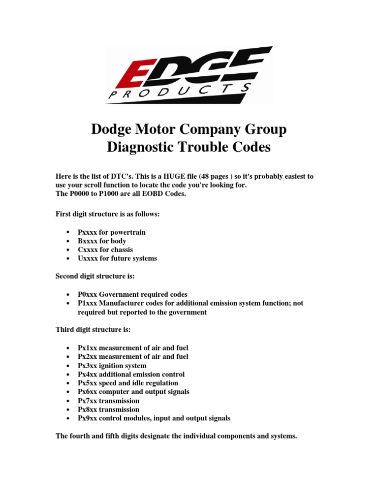 Dodge Ram Diagnostic Codes