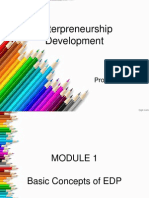 Enterpreneurship Development