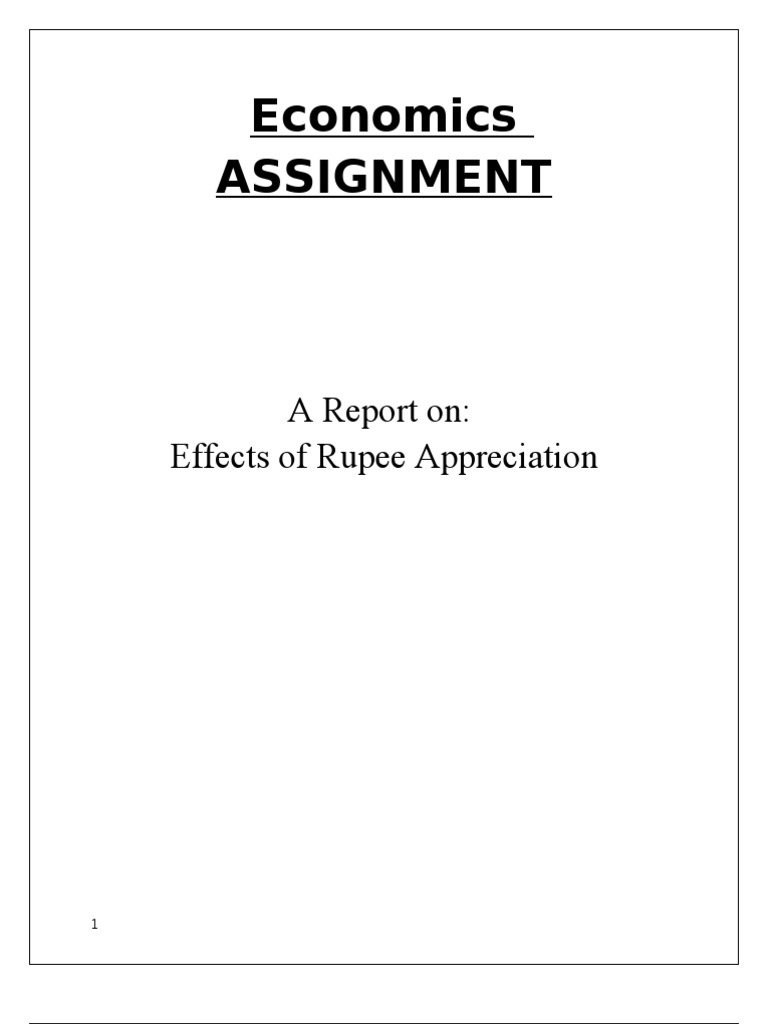 Economics Assignment | PDF
