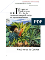 CongresoEcologiaResumenesCarteles